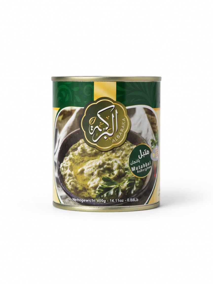 متبل باذنجان البركة 400غ جاهز للتقديم