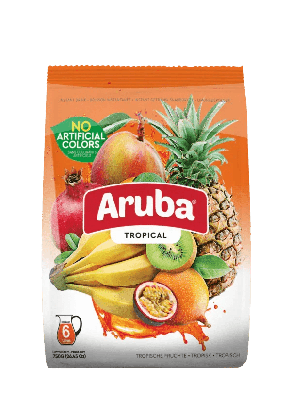 Bevanda istantanea in polvere ai frutti tropicali