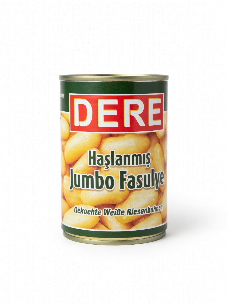 DERE Weiße Riesenbohnen (Limabohnen), gekocht