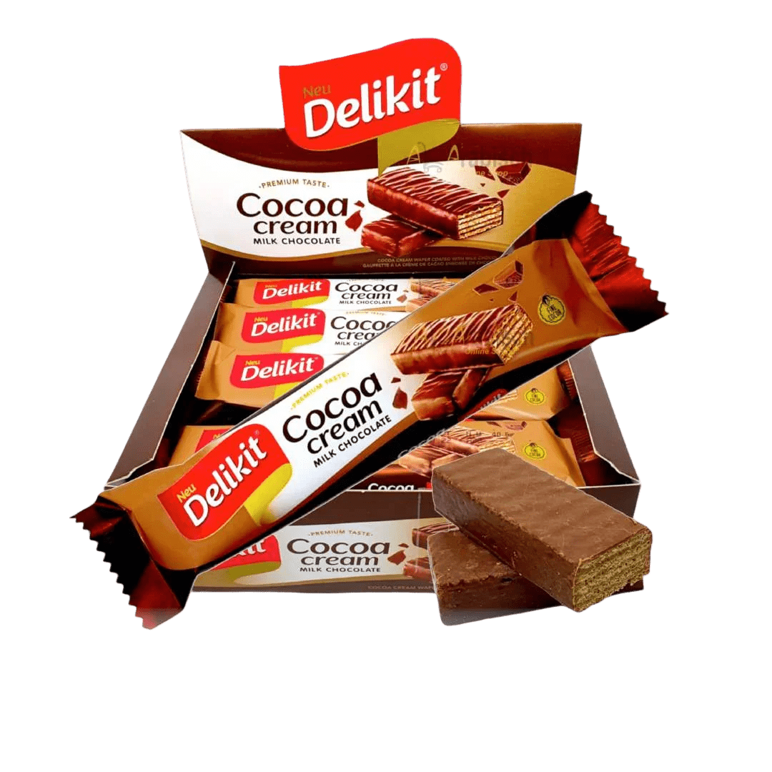 Delikit Waffel mit Milch-Kakao-Creme, schokoliert — Bild 2 von 3