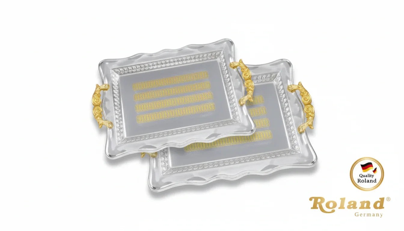 Luxus-Serviertablett-Set — Bild 1 von 2