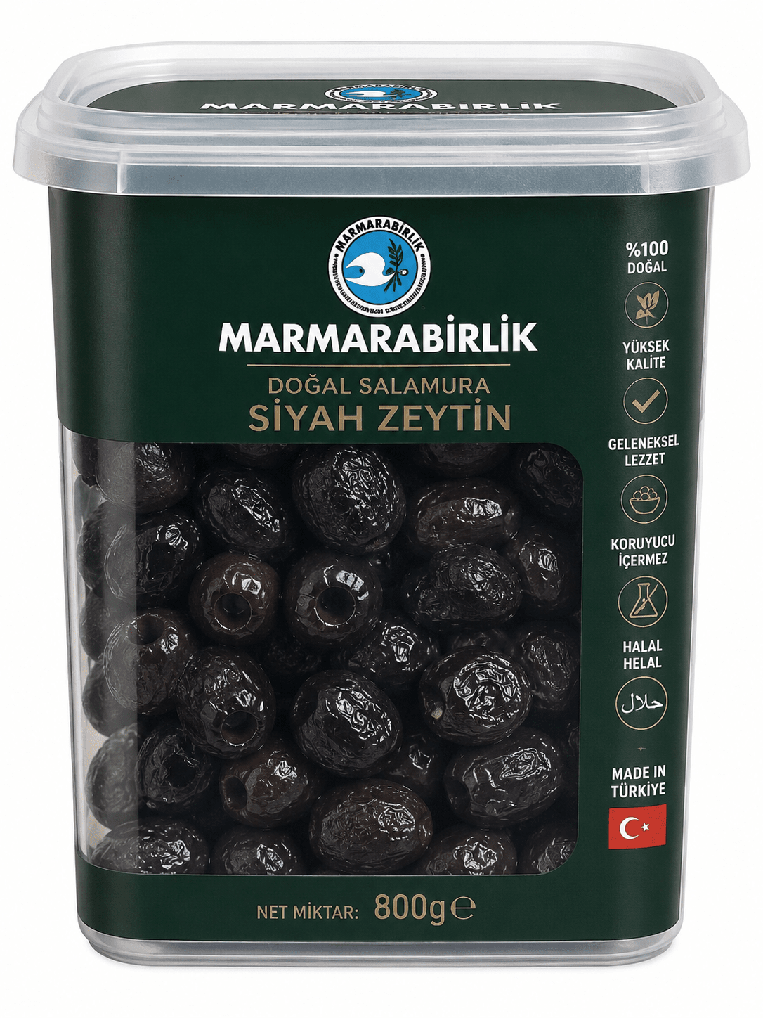 Marmarabirlik Turkish Black Olives 800g — Image 1 of 1