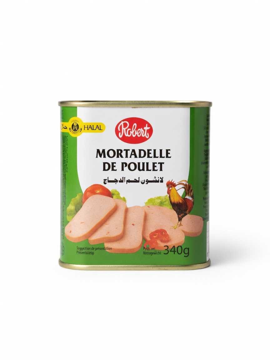 Robert Hähnchen-Aufschnitt 850g, in Dosen, Halal, Premium-Qualität — Bild 2 von 2
