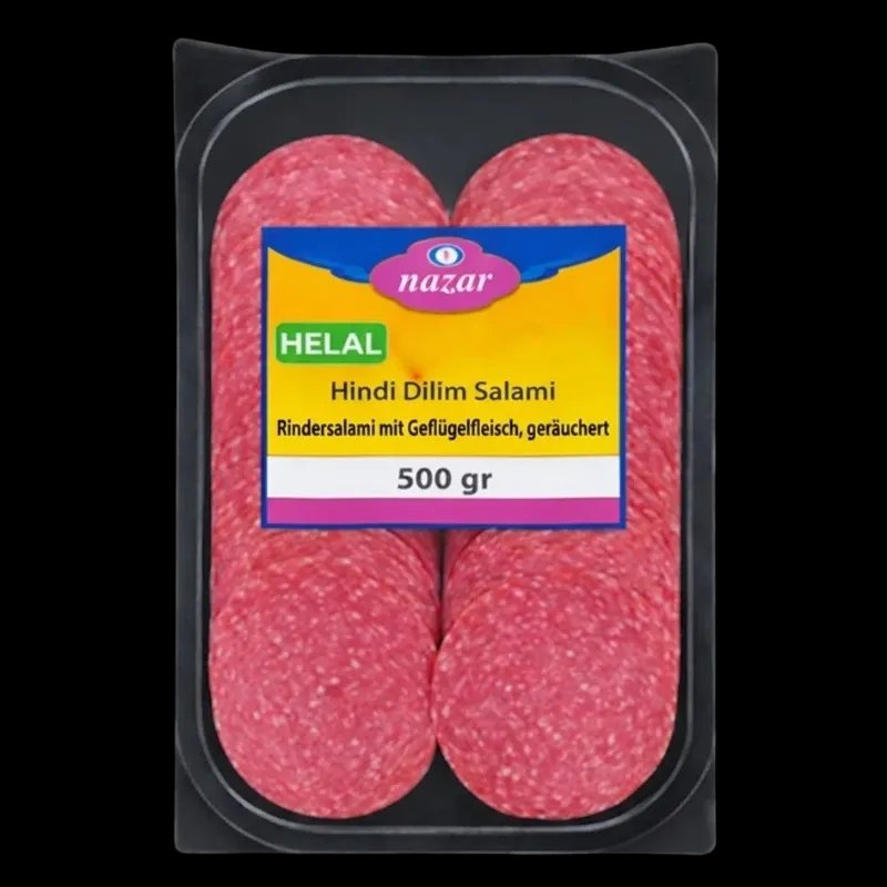 Nazar Geräucherte Puten-Salami – 500 g