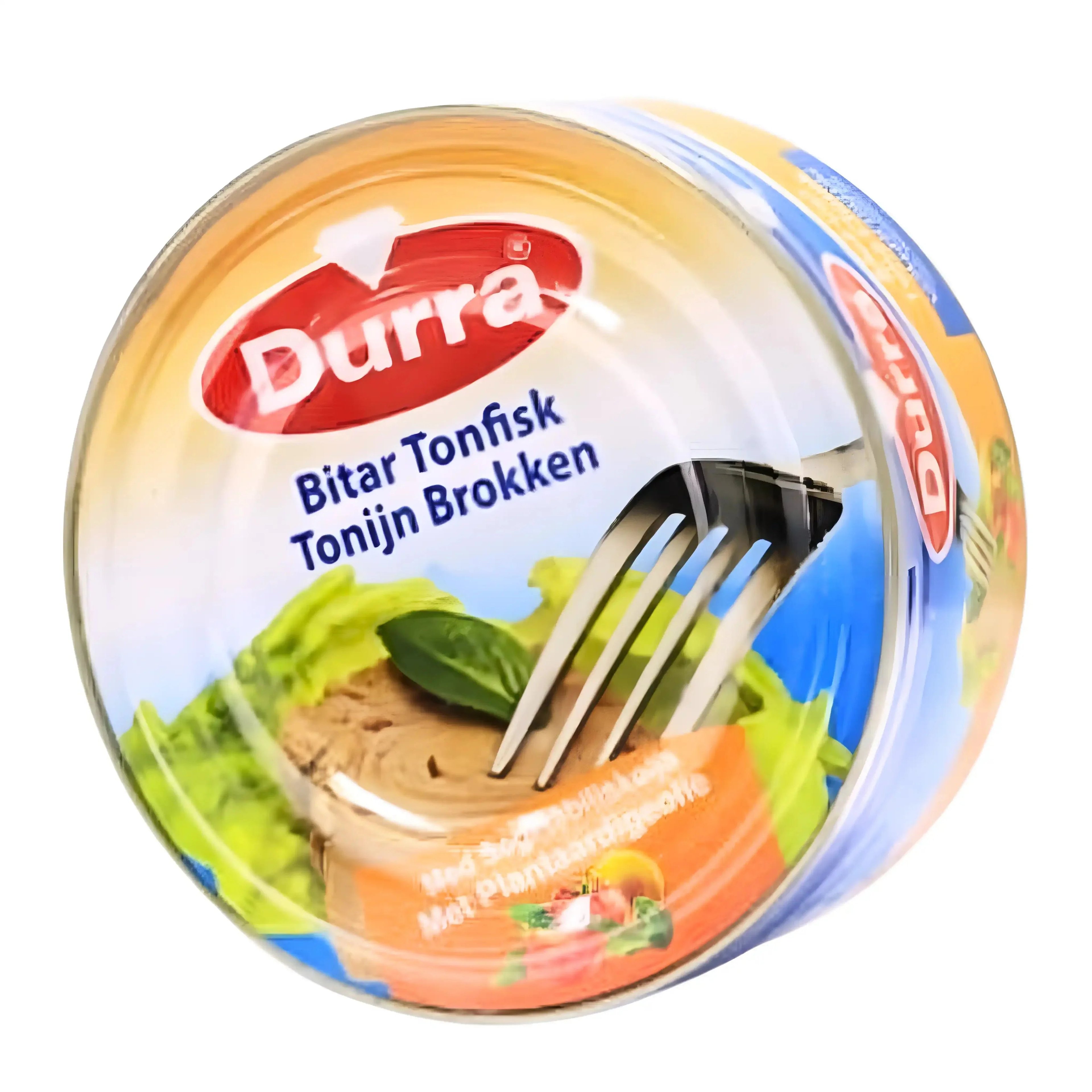 Thunfischstücke in reinem Sojaöl