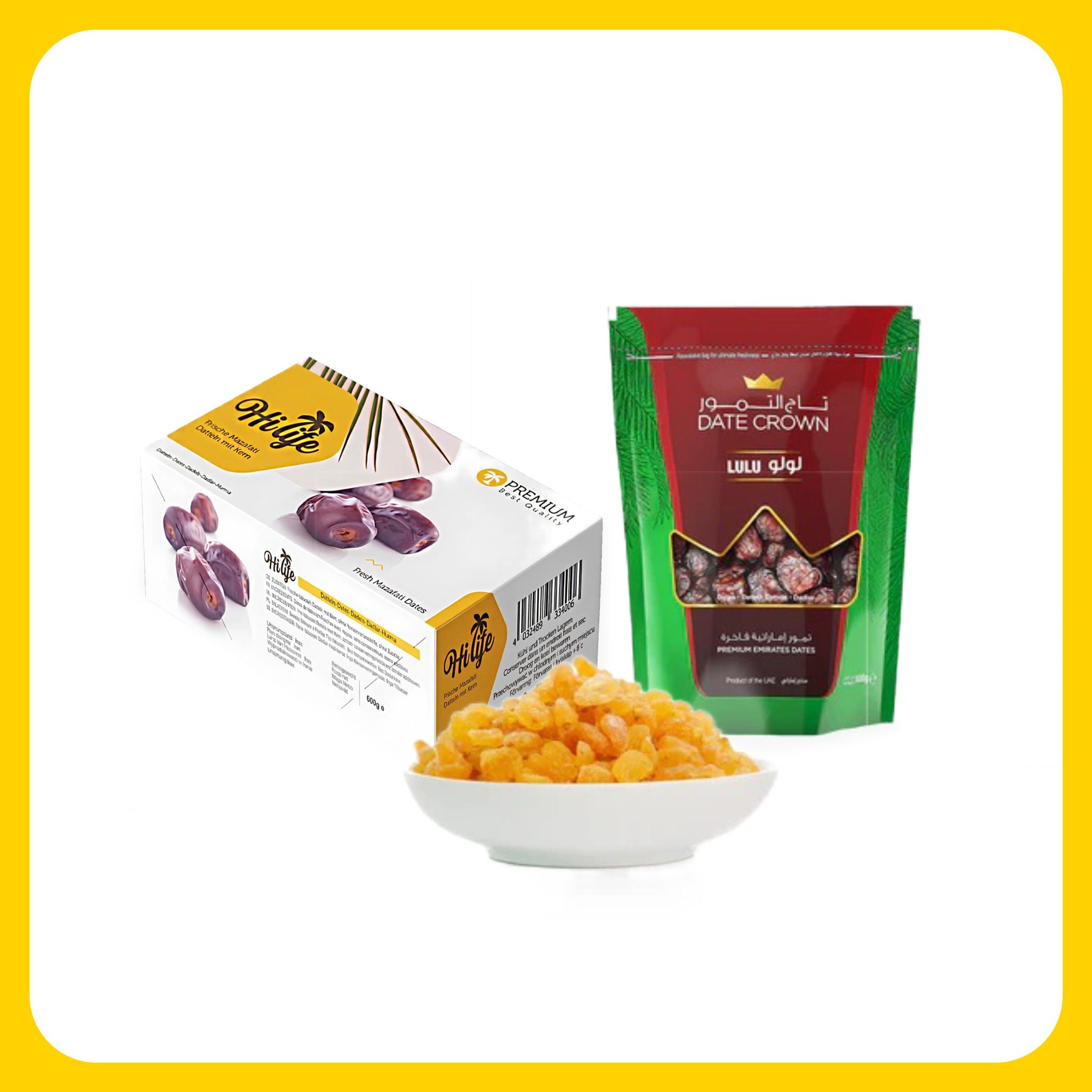 Getrocknete Früchte & Datteln - Halafood