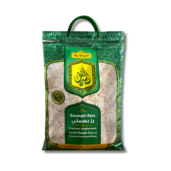AL-Sharif أرز بسمتي حبة طويلة - Food, Beverages & Tobacco > Food Items > Grains, Rice & Cereal > Rice أرز
