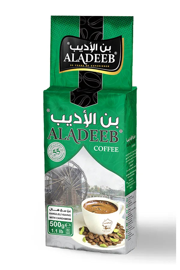 قهوة وسط مع الهيل