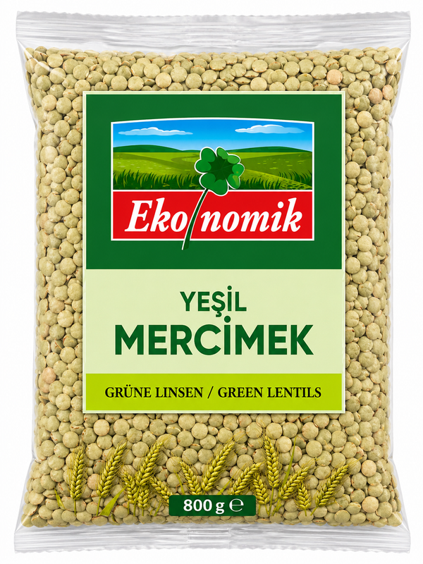 عدس أخضر إكونوميـك 800غ