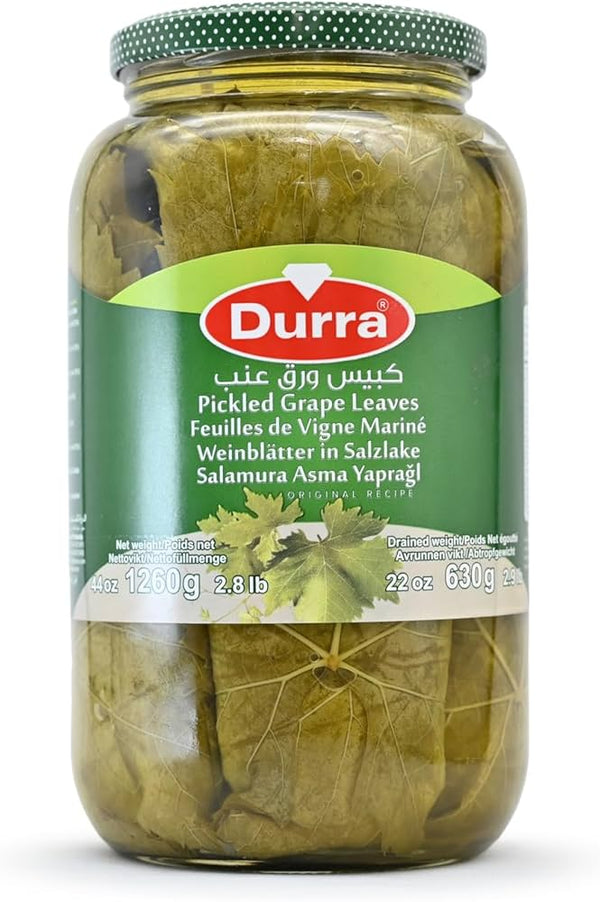 Grape leaves in vinegar water