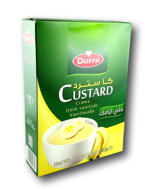 Banana flavored custard