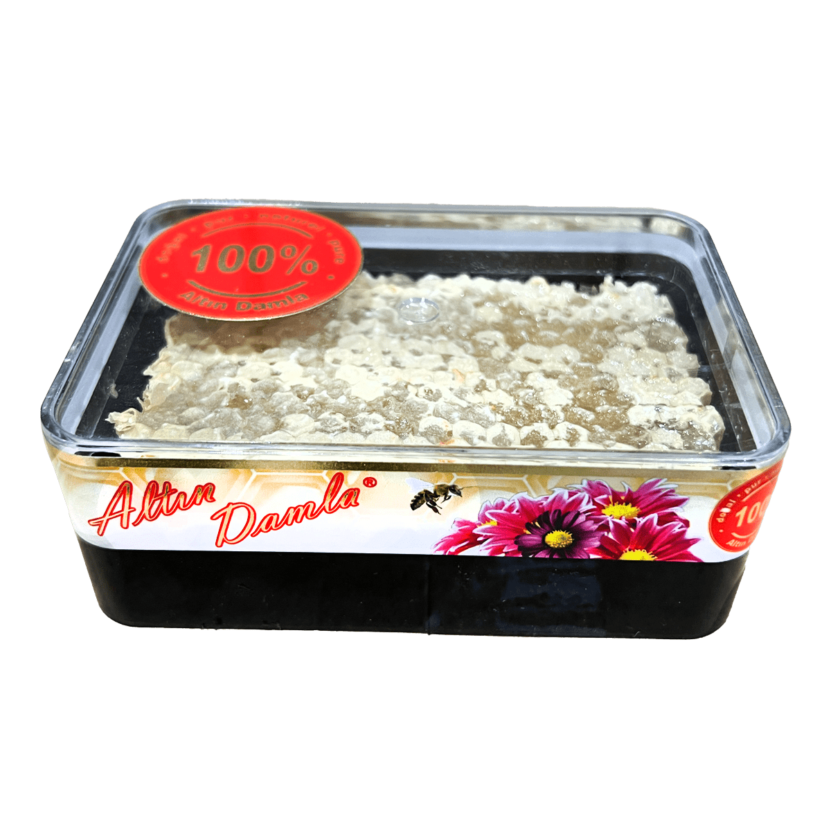 Bienenhonig mit Wabe
