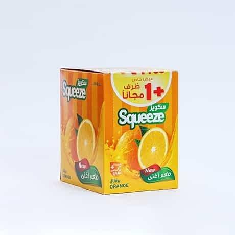 بودرة العصير سريع التحضير بنكهة البرتقال