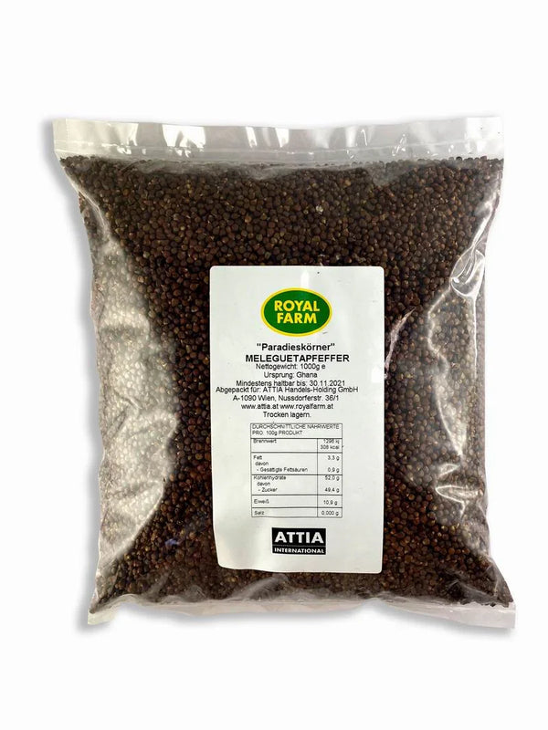 بذور فلفل الجنة الأسود