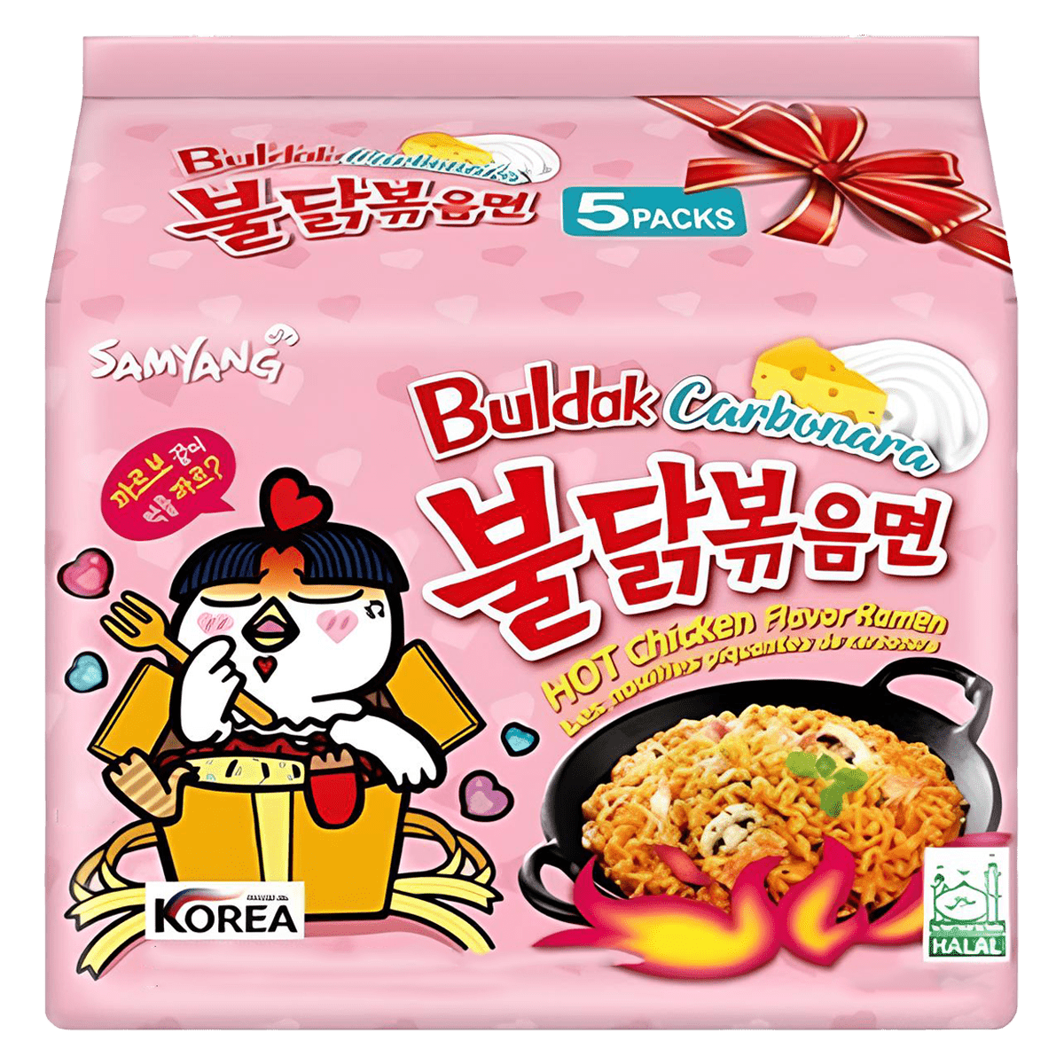 Buldak Carbonara Noodles