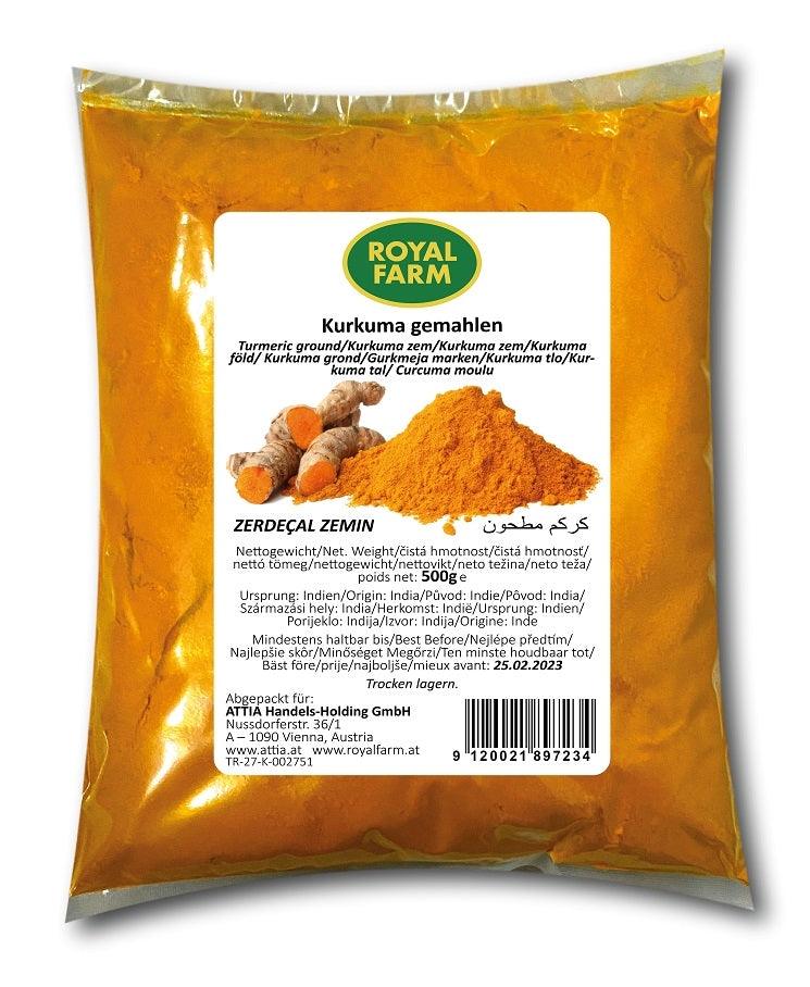 Curcuma Gemahlen