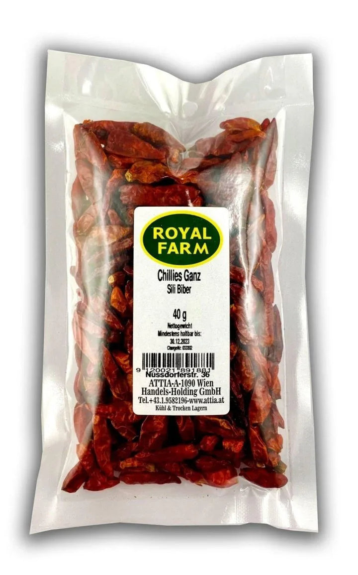 فلفل أحمر حار حبة كاملة