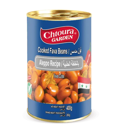 فول مدمس بالخلطة الحلبية