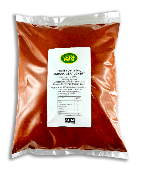 Geräucherter Paprika, scharf