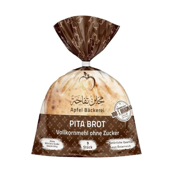 خبز عربي بالطحين الأسمر