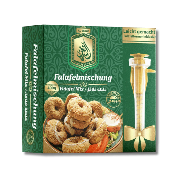 خلطة فلافل مع قالب هدية الشريف