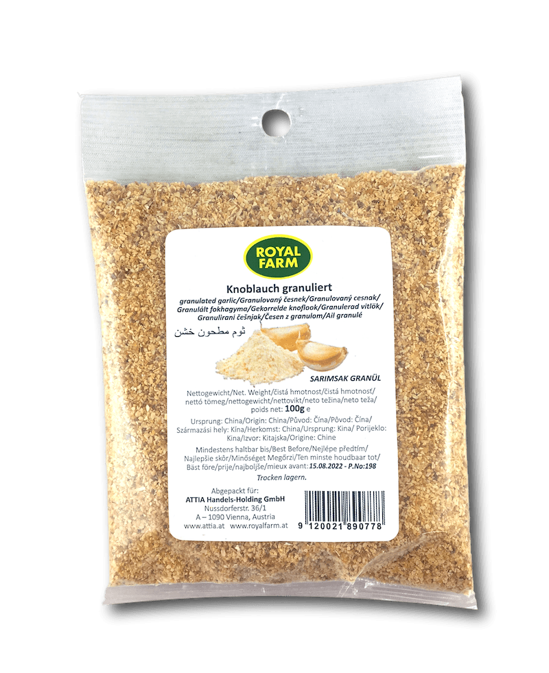 Knoblauch granuliert
