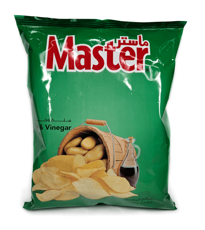 Knusprige Chips Salt & Vinegar
