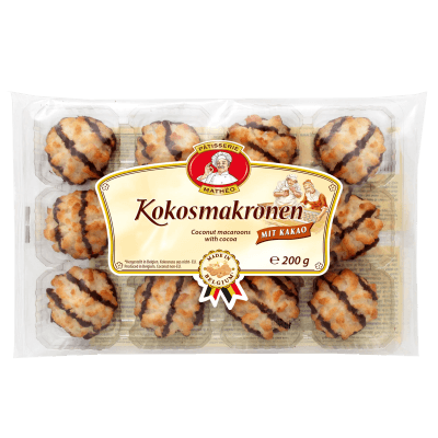 Kokosmakronen Schoko