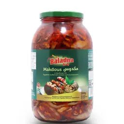 Makdous mit Walnüssen