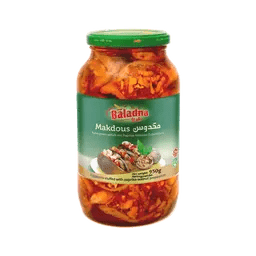 Makdous mit Walnüssen