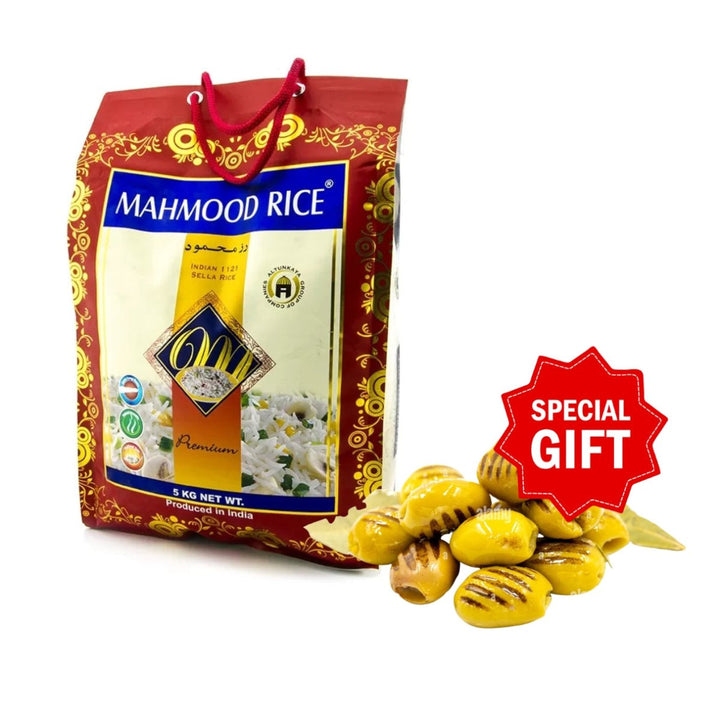 محمود أرز بسمتي حبة طويلة + زيتون مشوي هدية مجانية