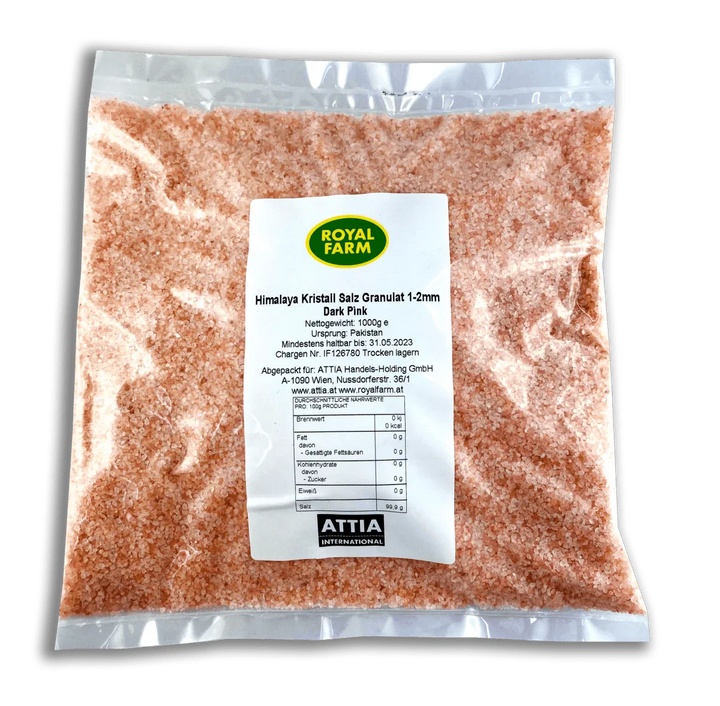 ملح هيمالايا الكريستالي الحبيبات