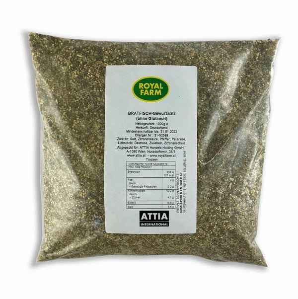 ملح وتوابل للسمك المقلي