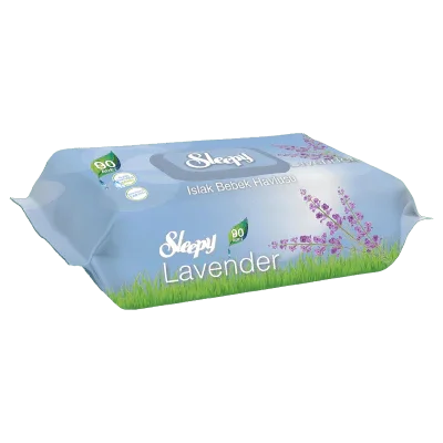 مناديل مبللة للأطفال برائحة اللافندر