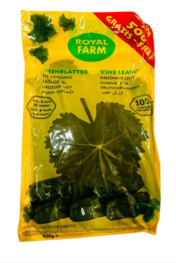 ورق عنب تركي مسحوب الهواء