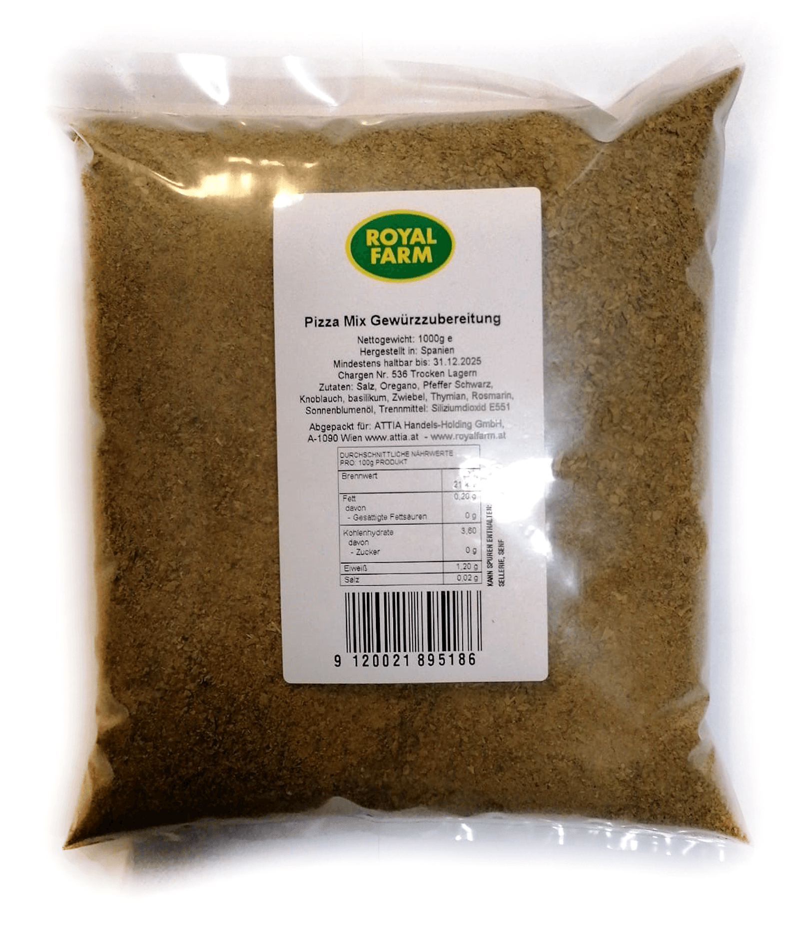 Pizza Mix Gewürzzubereitung