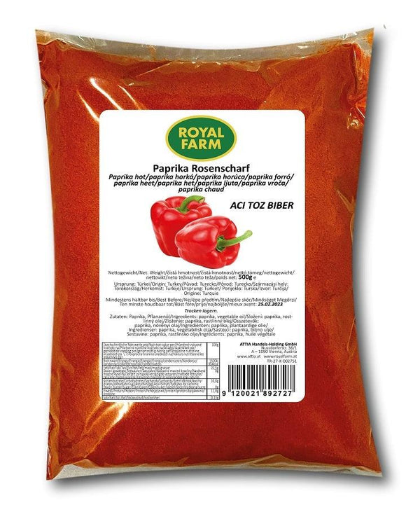 Rote Paprika Scharf