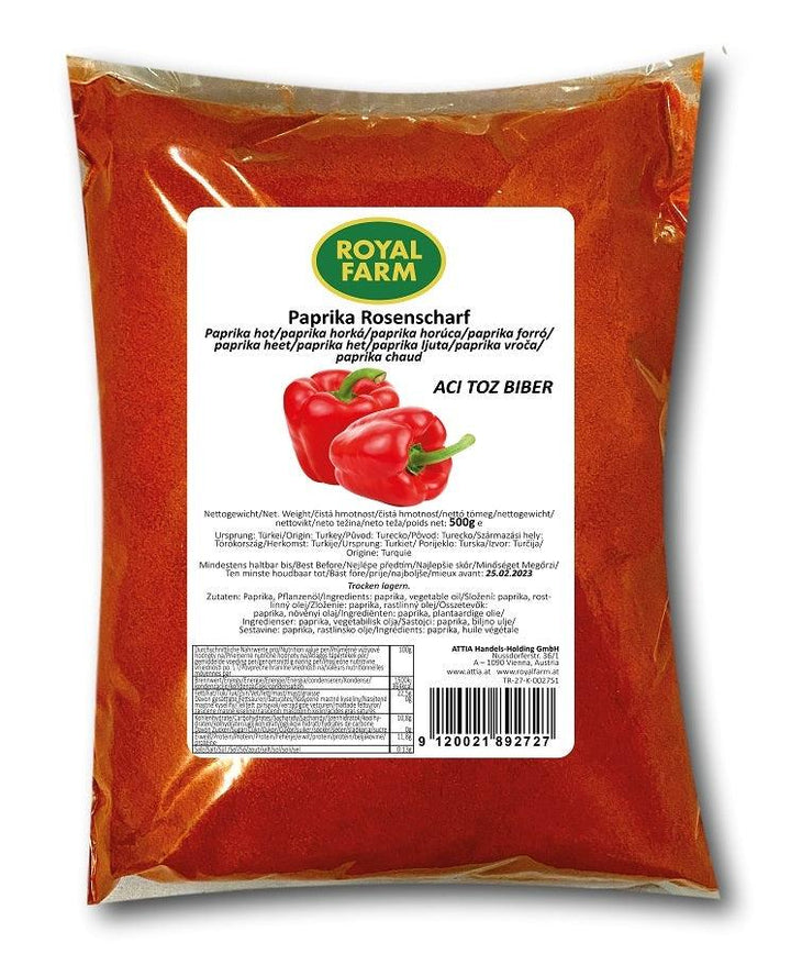 Rote Paprika Scharf