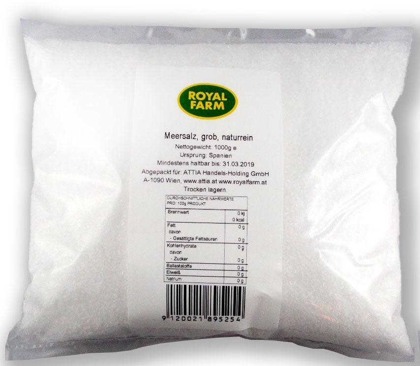 Salz - Meersalz grob 1 - 2mm