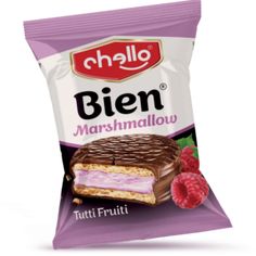 ساندويش بسكويت محشي مارشيملو بنكهة الفاكهة الحمراء