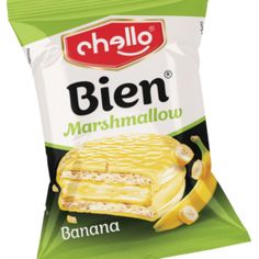 ساندويش بسكويت محشي مارشيملو بنكهة الموز