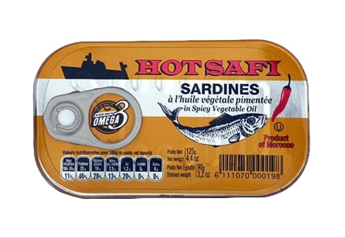 سردين بالزيت النباتي الحار
