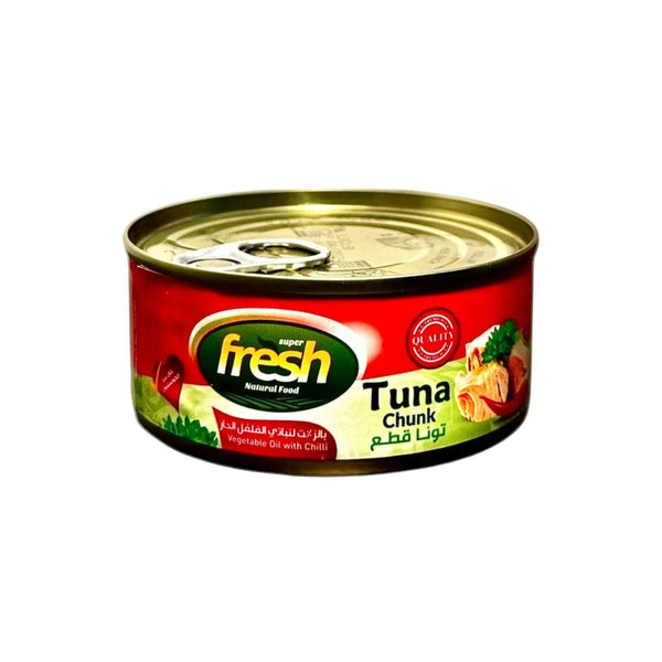 تونة قطع في زيت نباتي